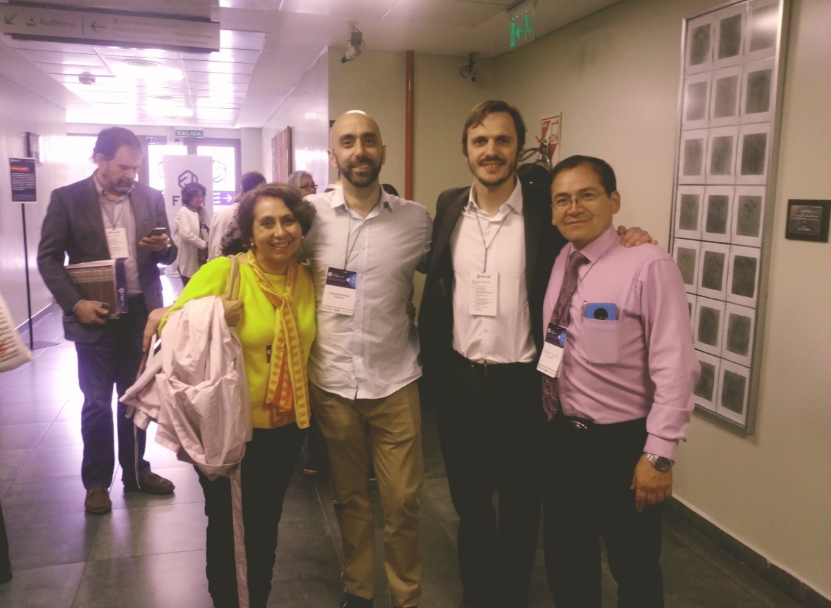 Dr. Ezequiel Surace (Argentina), Dr. Andrés Damian (Uruguay) y Dra María Lissette Duque 2019